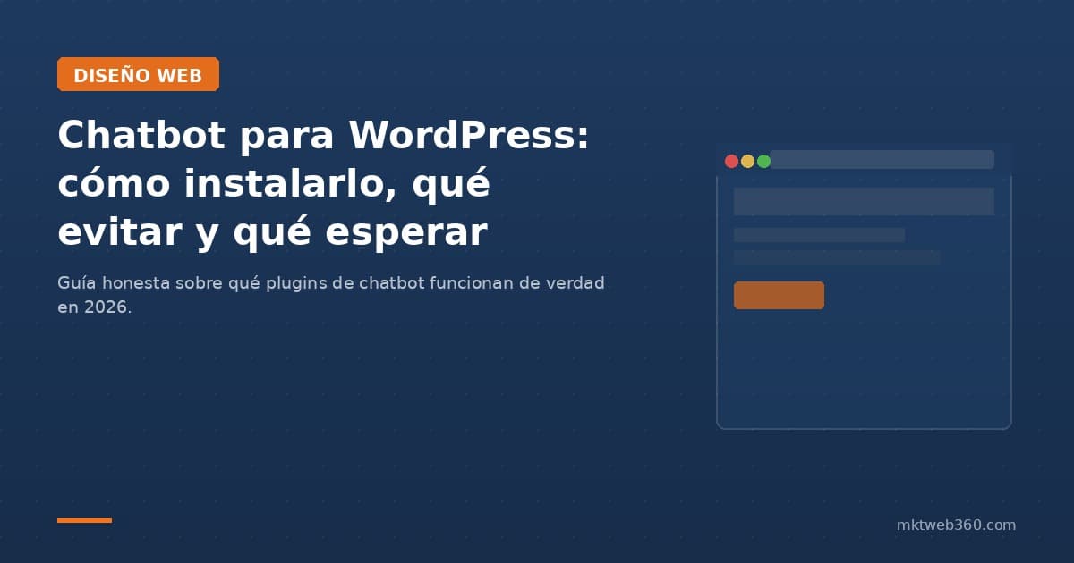 Chatbot para WordPress: cómo instalarlo, qué evitar y qué esperar