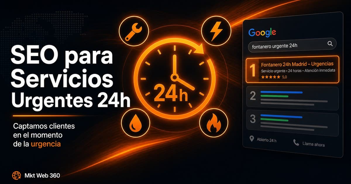 SEO para Servicios Urgentes 24h — Cómo Posicionar en Google