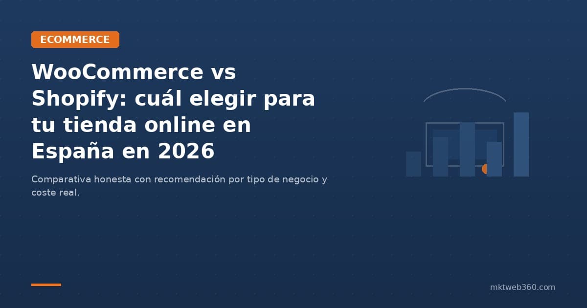 WooCommerce vs Shopify: cuál elegir para tu tienda online en España en 2026